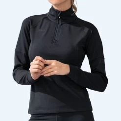 Racket Stretched Fit Quarter Zip Top Ladies -Hockey Gear Shop 808657 8000 03
